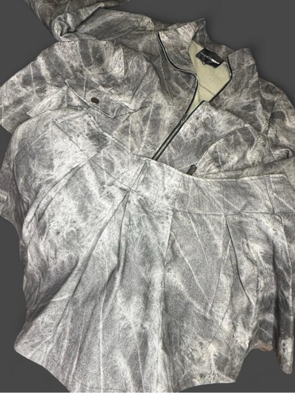 Fashion Nova Jacket and Skort Set